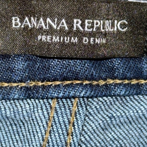 Banana Republic Straight Leg Blue Jeans Medium Weight - Picture 4 of 9